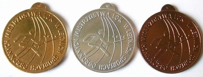 Medal LOK Mistrzostwa w Letnich Sportach Obronnych KOMPLET! PRL!