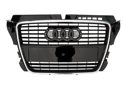RADIATOR GRILLE GRILLE AUDI A3 8P FACELIFT 2008-12 S-LINE GLOSS  
