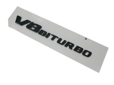 Emblemat do Mercedes na błotnik V8 Biturbo Black