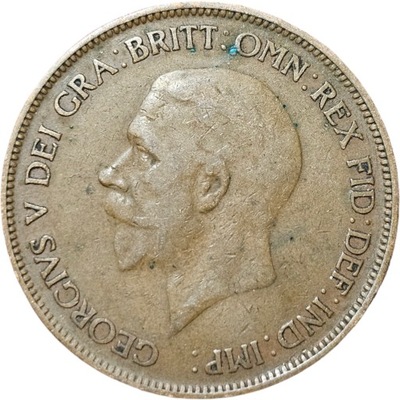 One penny 1928 Wielka Brytania
