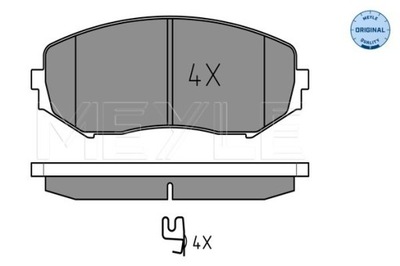 КОЛОДКИ HAM. SUZUKI P. GRAND VITARA 1,6/2,0 05- Z ДАТЧИКОМ