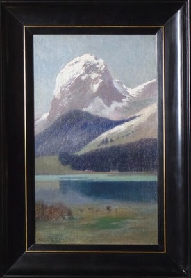 Carl Ernst Morgenstern "Pejzaż alpejski"
