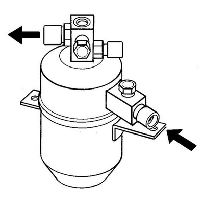 DRYER AIR CONDITIONER MERCEDES C CLASS W201 82- NRF 33067  