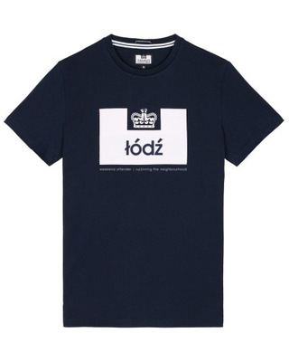 WEEKEND OFFENDER ŁÓDŹ CITY SERIES 2 NAVY T-SHIRT / M