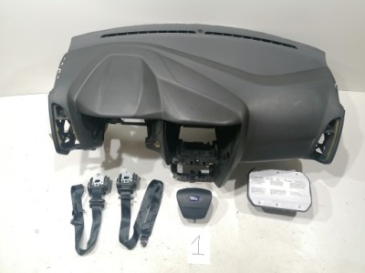 Ford focus lift 3 приборная панель консоль подушка безопасности подушки безопасности ремни оригинал демонтаж фото №1