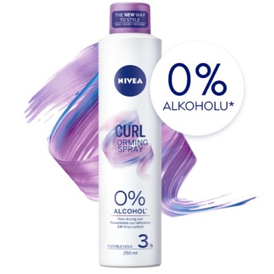 Spray do włosów podkreślający skręt loków NIVEA CURL 250ml