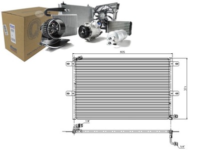 Конденсатор кондиціонера seat cordoba cordoba vario фото №1