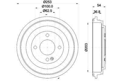 TEXTAR BEBNY DE FRENADO 2 PIEZAS PARTE TRASERA HYUNDAI ACCENT IV ACCENT V I20  