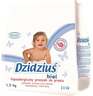 DZIDZIUŚ PROSZEK DO PRANIA BIEL 1,5KG (11 PRAŃ)