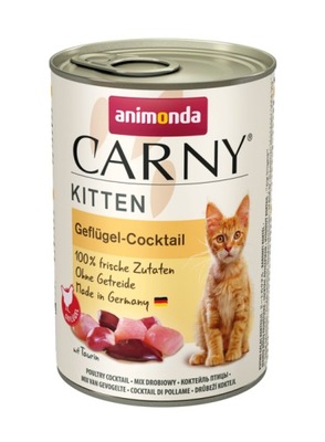 Animonda Carny Kitten Koktajl Drobiowy puszka 400g