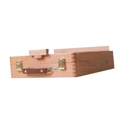 Drewniana sztaluga artystyczna Pudełko na sztalugi
