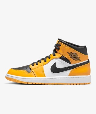 Buty sportowe Nike Air Jordan 1 MID "Taxi" Żółte Czarne 40EU