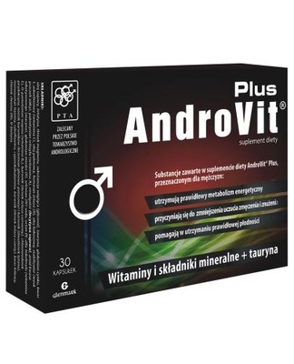 Androvit Plus na LIBIDO dla MĘŻCZYZN 30 kapsułek