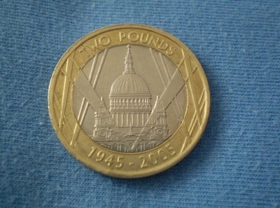2 funty - two pounds - Anglia - Brytania