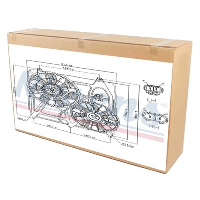 Вентилятор радіатора kia sorento i 2.4 2.5 3.3 v6 фото №1
