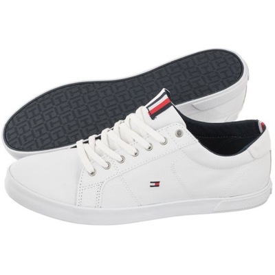 Buty Tommy Hilfiger Sneaker FM0FM01536-0K4 Białe