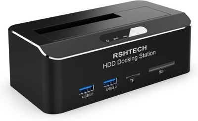 RSHTECH stacja dokująca USB 3.0 2,5 3,5 SATA III HDD/SSD RSHTECH RSH-338H