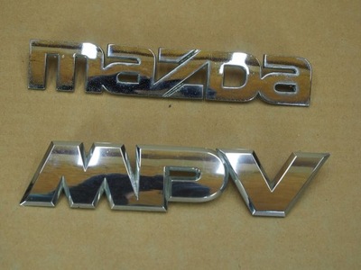 EMBLEMA INSIGNIA INSCRIPCIÓN LOGOTIPO MAZDA MPV II  