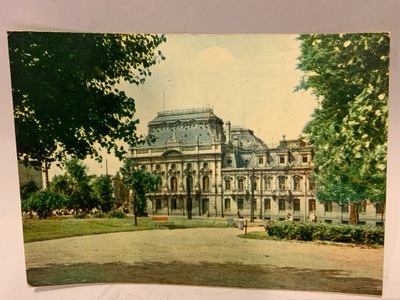 ŁÓDŹ PAŁAC POŻNAŃSKIEGO WRN POCZTÓWKA PRL 1962