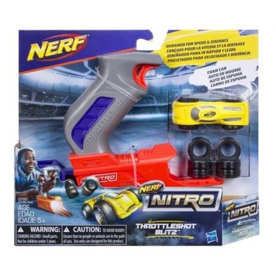 NERF Nitro Throttleshot WYRZUTNIA Samochodziki