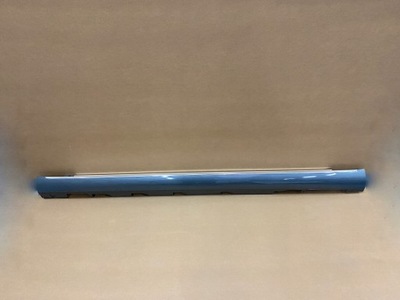 Audi a8 4h d4 молдинг накладка порог левая lx7r фото №1