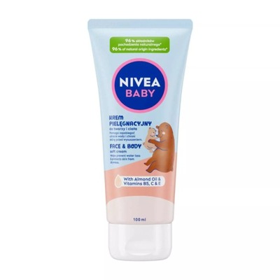 NIVEA BABY Krem do twarzy i ciała dla dzieci PIELĘGNACYJNY, 100 ml