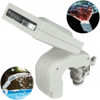 KOLOROWA FONTANNA LED DO BASENU KASKADA WODNA LAMPKA DO BASENÓW INTEX 28089