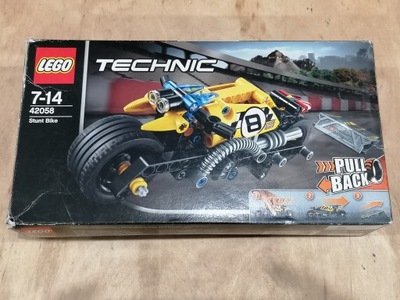 LEGO Klocki LEGO Technic Kaskaderski motocykl 42058 powystawowy