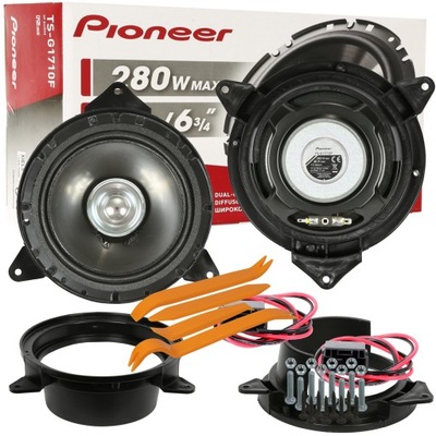 JUEGO PIONEER ALTAVOCES VOLVO S60 S70 V70 XC70 PARTE TRASERA POTENTE + DISTANCIAS  