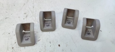 Заглушки крепления isofix задняя комплект audi a3 8v 8v0887233a серые фото №1