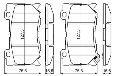 BOSCH ZAPATAS DE FRENADO INFINITI PARTE DELANTERA FX G M Q50 Q  