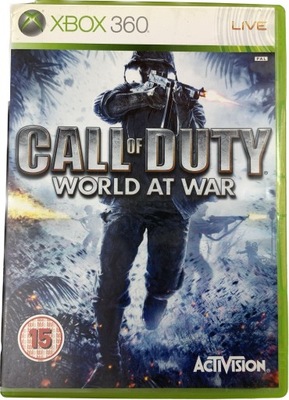 CALL OF DUTY WORLD AT WAR płyta bdb+ komplet XBOX 360