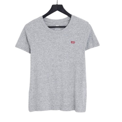 LEVI'S Levis szary t-shirt damski logo XS