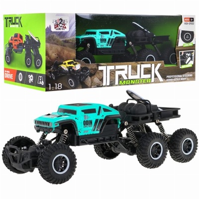 Fajne Auto Crawler 1:18 6 Kół Na Pilota 2,4G