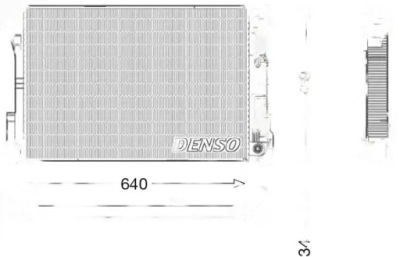 Denso drm17048 радіатор, система охолодження двигуна фото №1