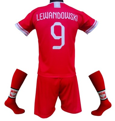 Komplet strój piłkarski Lewandowski Polska :: XXL