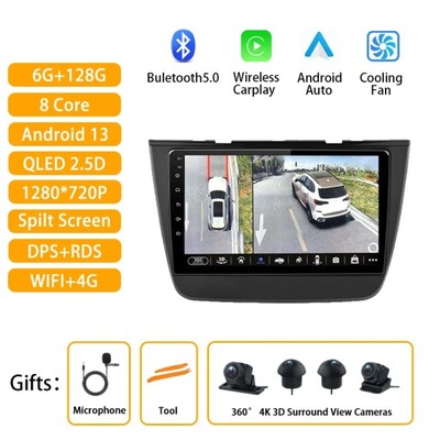 NAWIGATOR GPS PARA MG ZS 2014 2015 2016-2021 RADIO DE AUTOMÓVIL ANDROID AUTO CARPLAY  