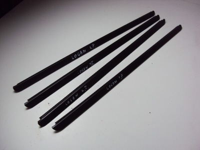 Накладки ущільнювач вікон dacia logan фото №1