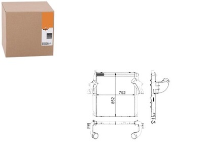 Інтеркулер mercedes actros actros mp2 / mp3 om541 фото №1