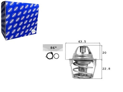 TERMOSTATAS SASIC 9000106 CITROEN C25 CX PEUGEOT J5 SASIC 