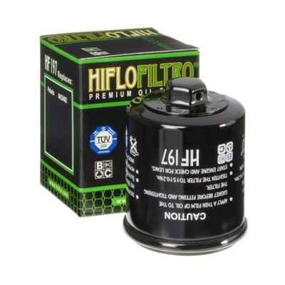 FILTRO ACEITES HIFLOFILTRO HF197 DO HYOSUNG MS3 125, MS3 250 / PGO G-MAX 125,  