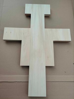 Krzyż SAN DAMIANO 57,5 x 39 x 2,5 szpong jaskółczy ogon