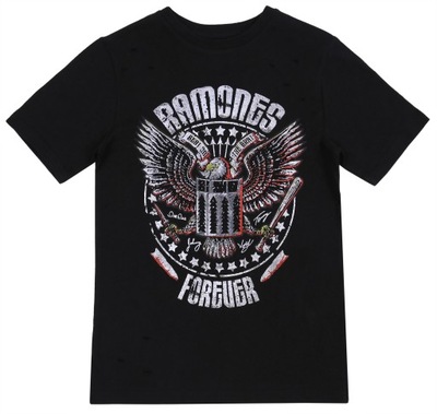 Czarna koszulka Ramones Bravado 11-12 lat 152 cm