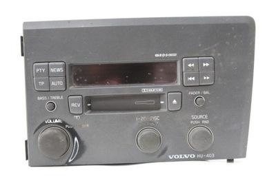 Радіо радіопрогравач касета rds 8633160-1 hu-403 volvo s60 1 i 00-04 фото №1