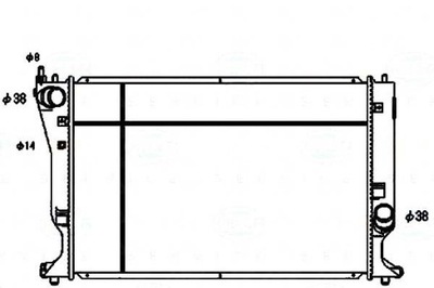 BEHR-HELLA RADUADOR DEL MOTOR - SISTEMA DE REFRIGERACIÓN SI  