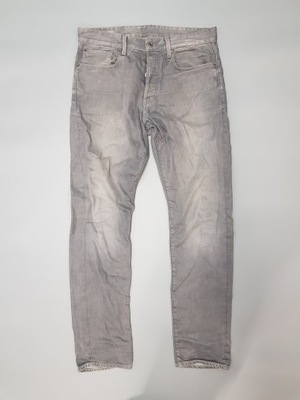 G STAR RAW szare spodnie jeansy męskie 32/32 pas 90