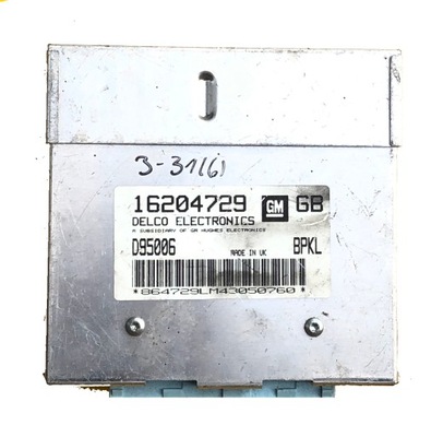 ECU OPEL ASTRA 1.6 16204729 GB BPKL