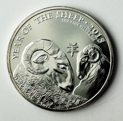 Lunar UK Rok Owcy 2015 1 oz Ag999