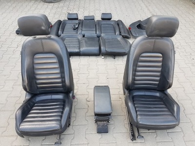 Vw passat b7 kombi сиденья кожаный заднее сиденье фото №1