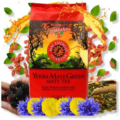 YERBA MATE GREEN GUARANA POBUDZAJĄCA ENERGIA 1KG